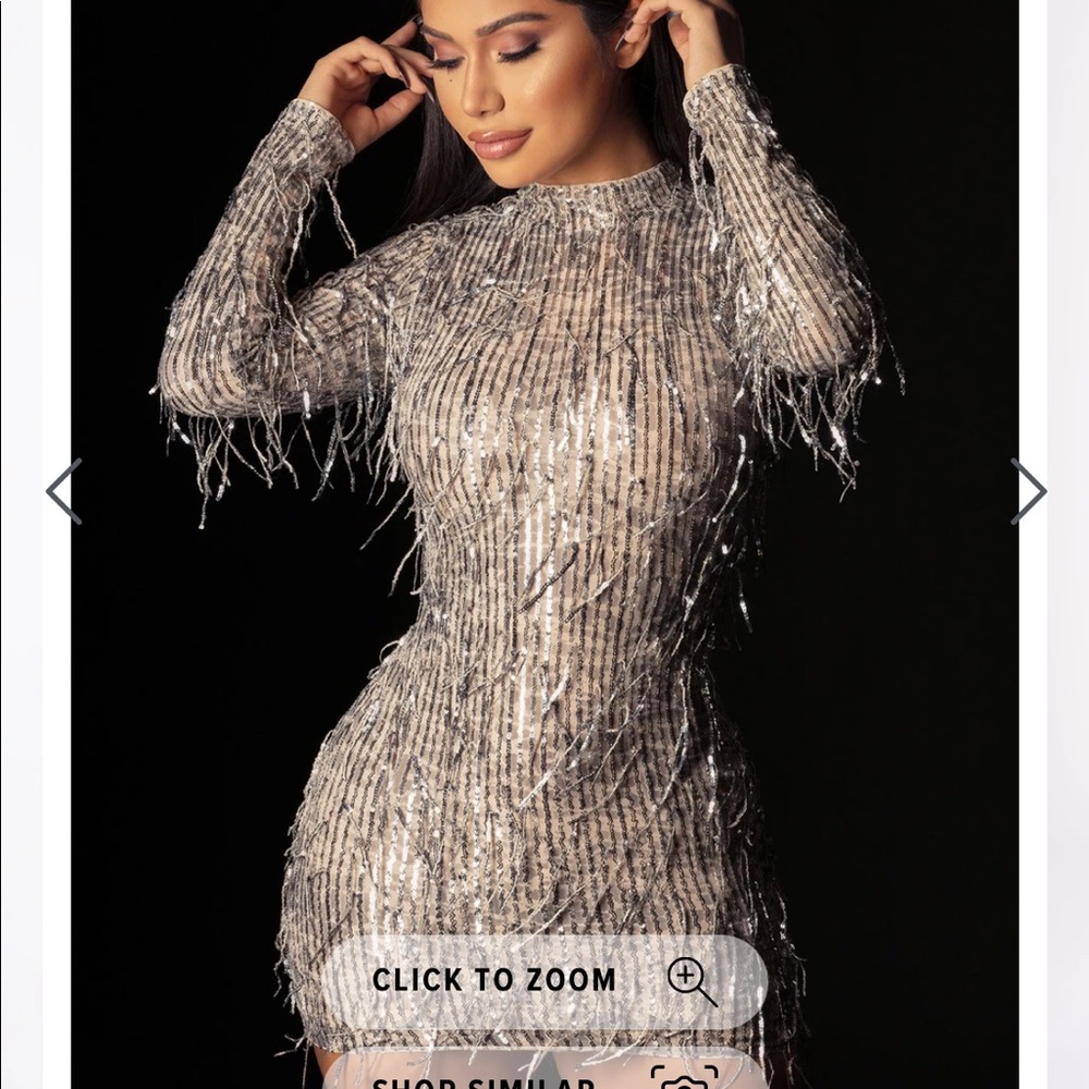 Fashion nova lux sequence dress